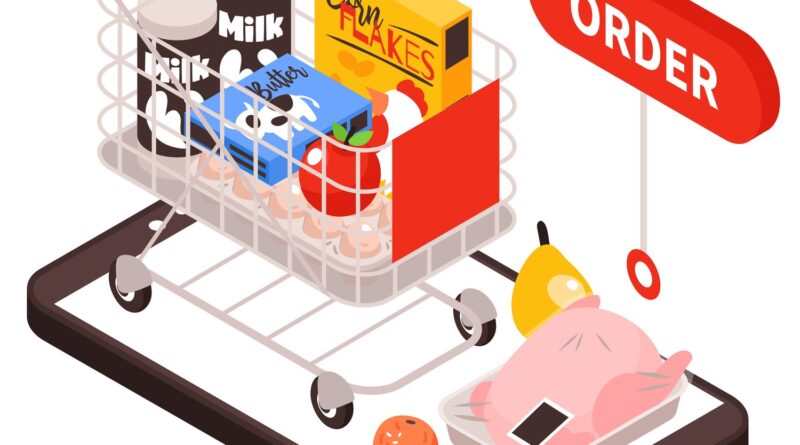 On-demand grocery/food delivery app development service.