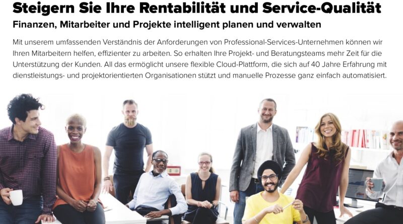 Wie kann Unit4 Professional-Services-Organisationen unterstützen?
